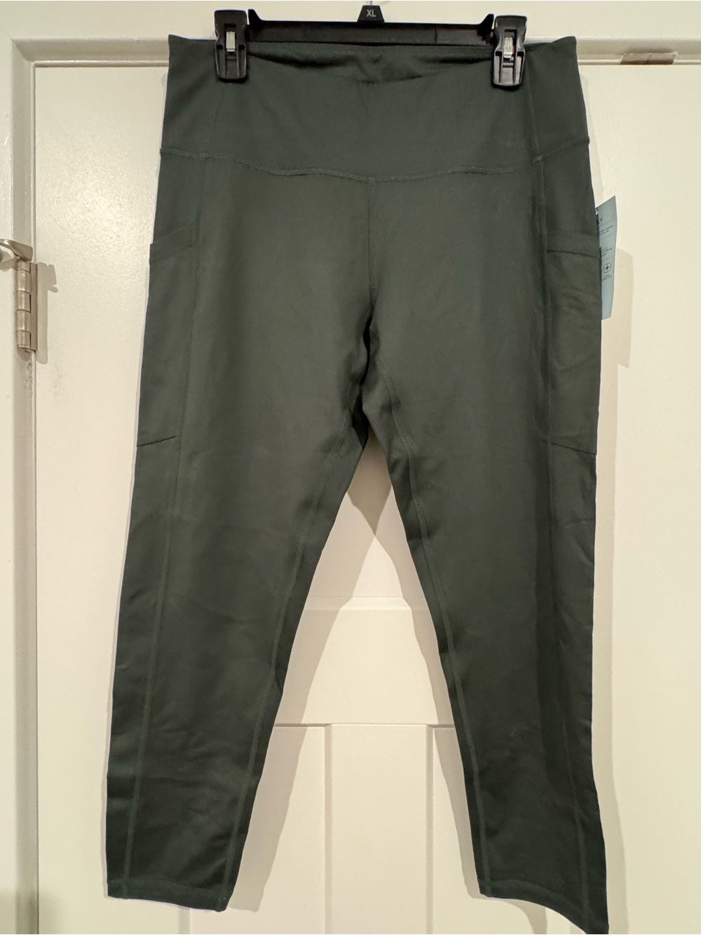NWT Z by Zella 7/8 Daily Pocket Blue Gray Active Leggings - L